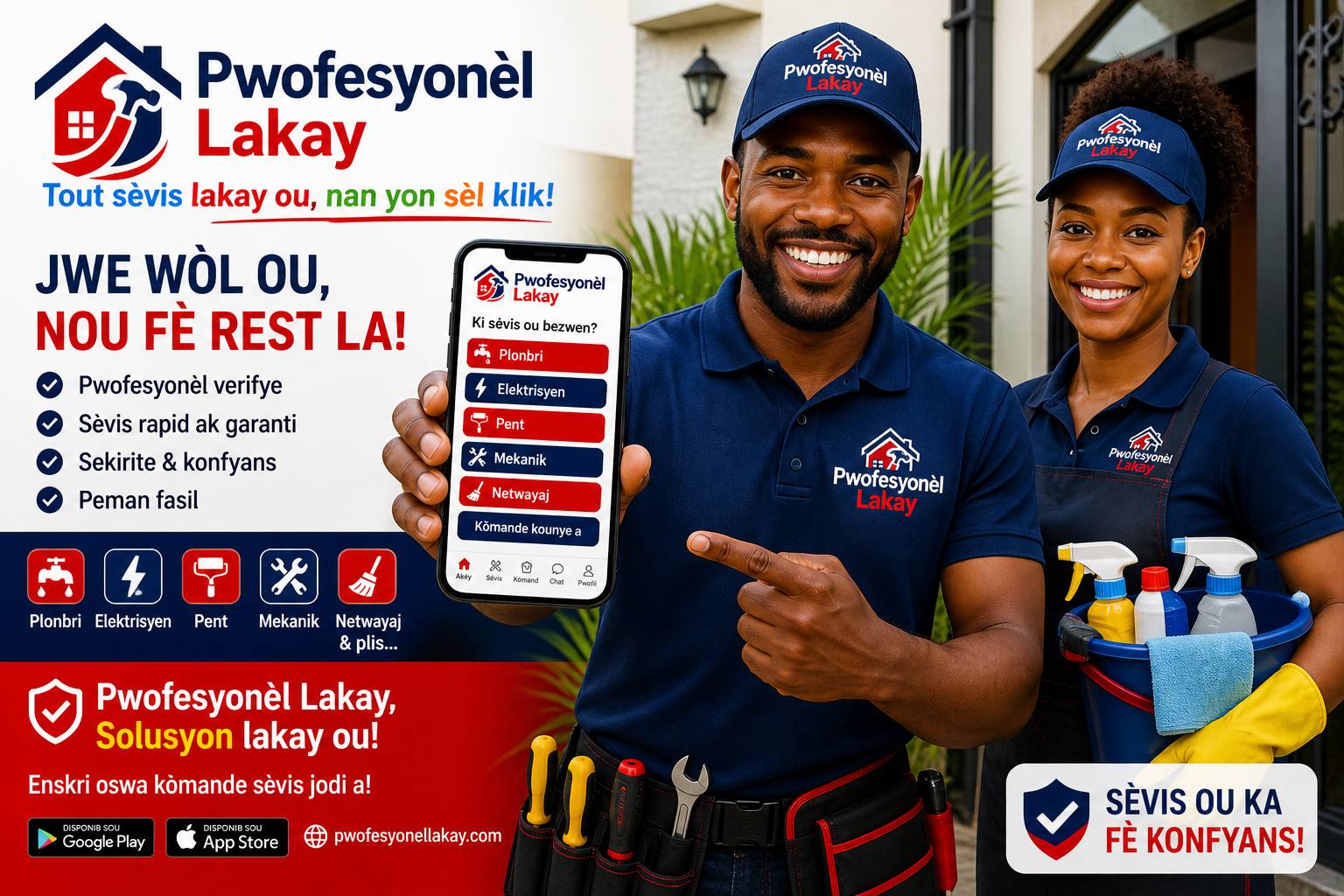 Pwofesyonèl Lakay team